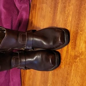 Frye harness boot